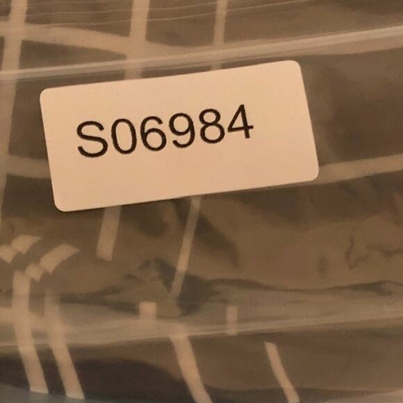 Cato Womens Blouse Black White Striped Front Tie Neck Sleeveless Workwear Large - Picture 12 of 12